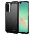 Coque Techsuit Carbon Silicone pour Samsung Galaxy A26 - Black