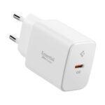 Chargeur mural Spigen Essential (EE201EU) Type-C, GaN, Charge rapide, PD20W, Quantum Boost   - White