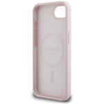 Coque Guess Silicone Script Metal Logo pour iPhone 16e - Pink – Image 6