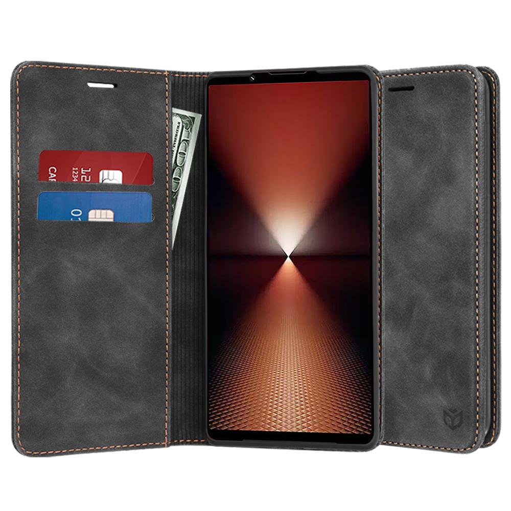 2092237 Étui portefeuille Techsuit Confy Cover pour Sony Xperia 1 VI - Black – Image 1