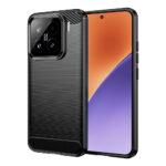 Coque Techsuit Carbon Silicone pour Xiaomi 15 - Black