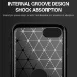 Coque Techsuit Carbon Silicone pour iPhone SE 2 (2020) / iPhone SE 3 (2022) - Black – Image 6