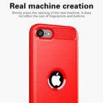 Coque Techsuit Carbon Silicone pour iPhone SE 2 (2020) / iPhone SE 3 (2022) - Black – Image 3