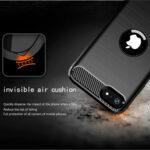 Coque Techsuit Carbon Silicone pour iPhone SE 2 (2020) / iPhone SE 3 (2022) - Black – Image 5