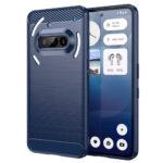 Coque Techsuit Carbon Silicone pour Nothing Phone (3a) - Blue