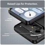 Coque Techsuit Carbon Silicone pour Nothing Phone (3a) - Black – Image 5
