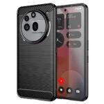 Coque Techsuit Carbon Silicone pour Nothing Phone (3a) Pro - Black