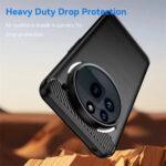 Coque Techsuit Carbon Silicone pour Nothing Phone (3a) Pro - Black – Image 3