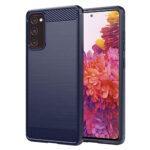 Coque Techsuit Carbon Silicone pour Samsung Galaxy S20 FE - Blue