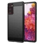 Coque Techsuit Carbon Silicone pour Samsung Galaxy S20 FE - Black