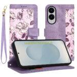 Étui portefeuille Techsuit FlipCraft pour Samsung Galaxy S25 Edge - Mysterious Purple
