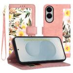 Étui portefeuille Techsuit FlipCraft pour Samsung Galaxy S25 Edge - Sweetheart Pink