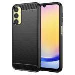 Coque Techsuit Carbon Silicone pour Samsung Galaxy A25 - Black