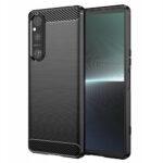 Coque Techsuit Carbon Silicone pour Sony Xperia 1 V - Black
