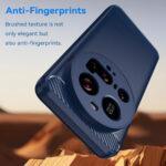 Coque Techsuit Carbon Silicone pour Xiaomi 15 Ultra - Blue – Image 3