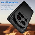 Coque Techsuit Carbon Silicone pour Xiaomi 15 Ultra - Black – Image 3