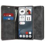 Étui portefeuille Techsuit Confy Cover pour Nothing Phone (3a) - Black