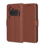 Étui portefeuille Techsuit Leather Folio pour Nothing Phone (3a) - Brown – Image 6