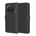Étui portefeuille Techsuit Leather Folio pour Nothing Phone (3a) - Black
