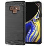 Coque Techsuit Carbon Silicone pour Samsung Galaxy Note 9 - Black