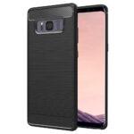 Coque Techsuit Carbon Silicone pour Samsung Galaxy S8 Plus - Black