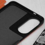 Étui à rabat Techsuit eFold Series pour Samsung Galaxy S25 Edge - Orange – Image 3