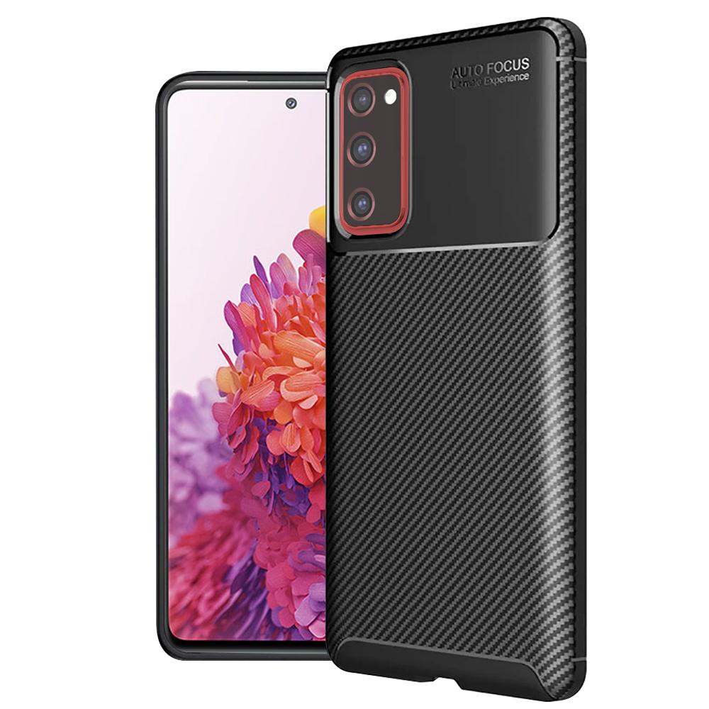 2149609 Coque Techsuit CarbonFiber pour Samsung Galaxy S20 FE - Black – Image 1
