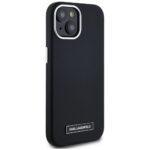 Coque Karl Lagerfeld Leather MagSafe pour iPhone 15 - FW Metal Plate – Image 2