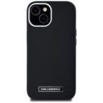 Coque Karl Lagerfeld Leather MagSafe pour iPhone 15 - FW Metal Plate – Image 3