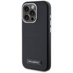 Coque Karl Lagerfeld Leather MagSafe pour iPhone 15 Pro - FW Metal Plate – Image 4