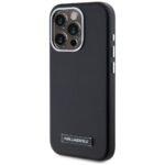 Coque Karl Lagerfeld Leather MagSafe pour iPhone 15 Pro Max - FW Metal Plate – Image 2