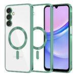 Coque Techsuit Luxury Crystal MagSafe pour Samsung Galaxy A15 4G / A15 5G - Light Green