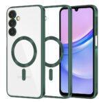 Coque Techsuit Luxury Crystal MagSafe pour Samsung Galaxy A15 4G / A15 5G - Deep Green