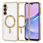 Coque Techsuit Luxury Crystal MagSafe pour Samsung Galaxy A15 4G / A15 5G - Gold