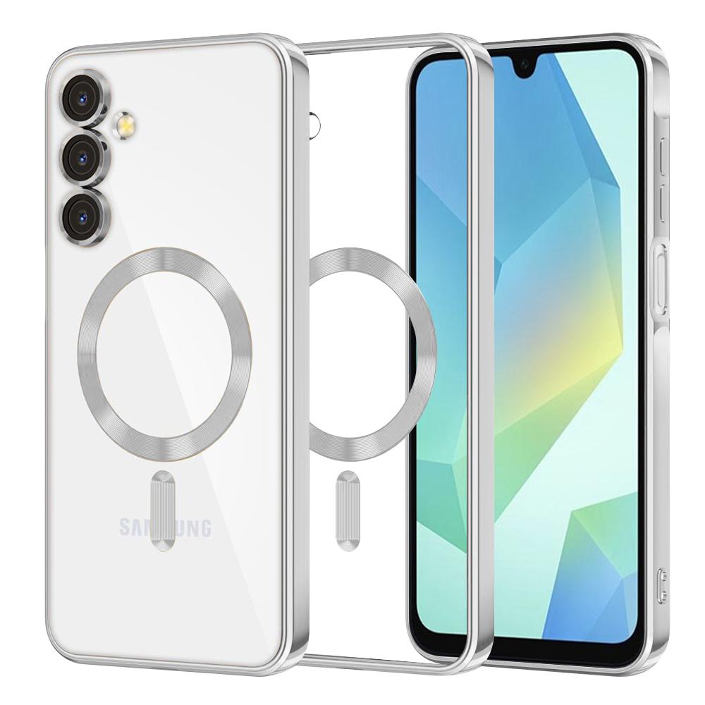 2163115 Coque Techsuit Luxury Crystal MagSafe pour Samsung Galaxy A16 4G / A16 5G - Silver – Image 1