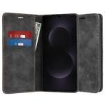 Étui portefeuille Techsuit Confy Cover pour Samsung Galaxy S25 Edge - Black