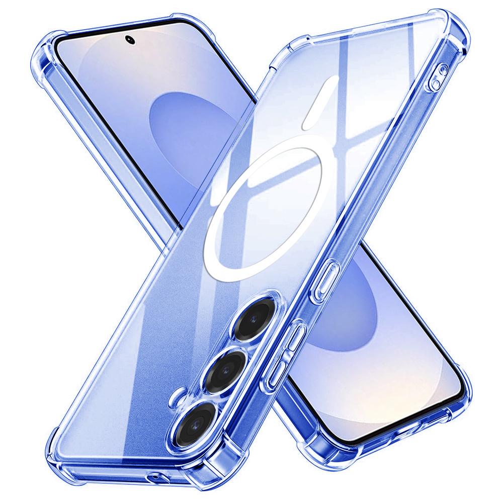 2209687 Coque Techsuit Shockproof Clear Silicone MagSafe pour Samsung Galaxy S25 - Clear – Image 1