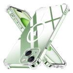 Coque Techsuit Shockproof Clear Silicone MagSafe pour iPhone 15 Plus - Clear