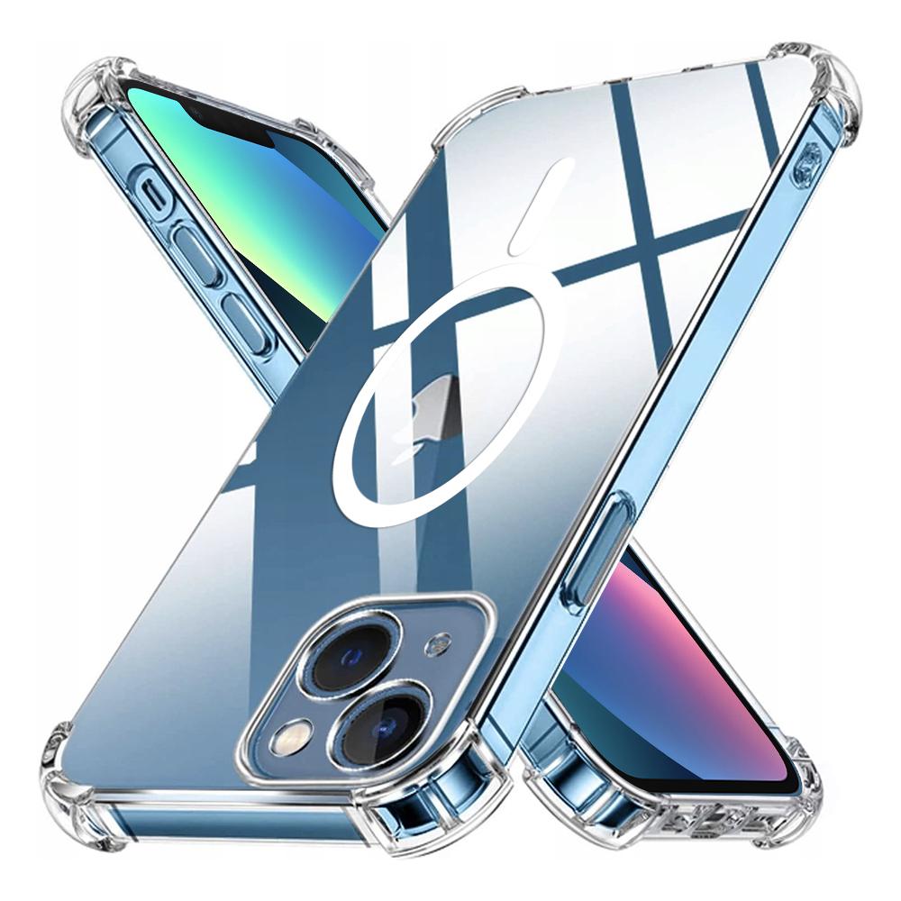 2211565 Coque Techsuit Shockproof Clear Silicone MagSafe pour iPhone 13 - Clear – Image 1