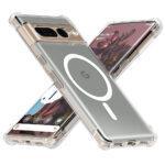 Coque Techsuit Shockproof Clear Silicone MagSafe pour Google Pixel 7 Pro - Clear