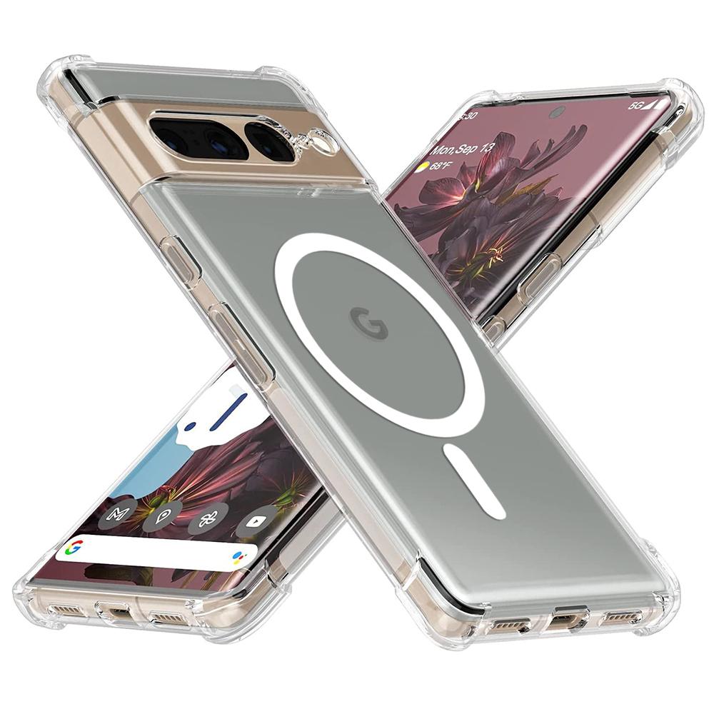 2212207 Coque Techsuit Shockproof Clear Silicone MagSafe pour Google Pixel 7 Pro - Clear – Image 1