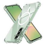 Coque Techsuit Shockproof Clear Silicone MagSafe pour Samsung Galaxy A56 - Clear