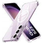 Coque Techsuit Shockproof Clear Silicone MagSafe pour Samsung Galaxy S23 - Clear