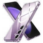 Coque Techsuit Shockproof Clear Silicone MagSafe pour Samsung Galaxy S23 FE - Clear