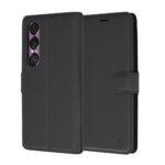 Étui portefeuille Techsuit Leather Folio pour Sony Xperia 1 VI - Black