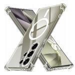 Coque Techsuit Shockproof Clear Silicone MagSafe pour Samsung Galaxy S24 Ultra - Clear