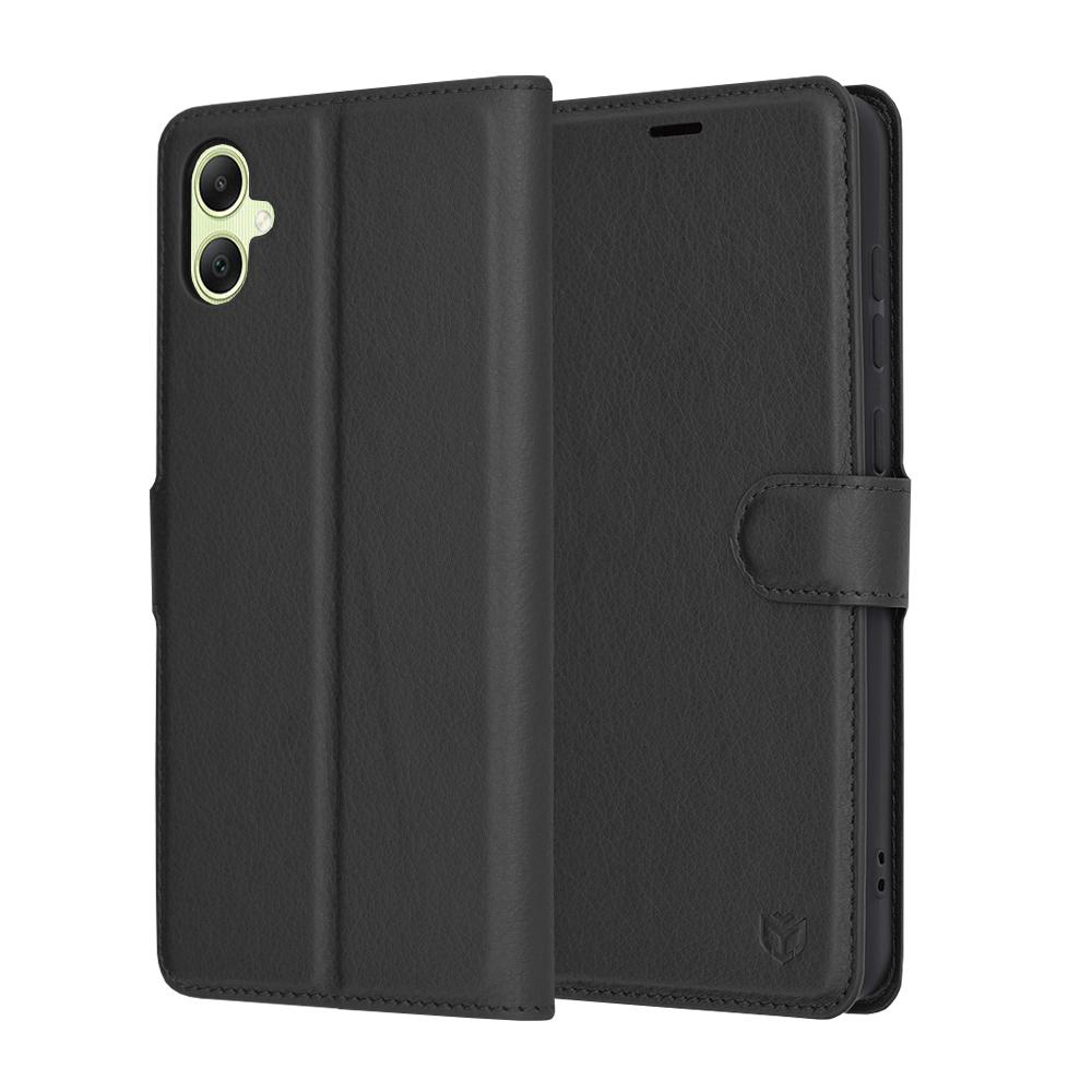 2221831 Étui portefeuille Techsuit Leather Folio pour Samsung Galaxy A05 - Black – Image 1