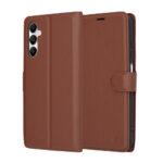 Étui portefeuille Techsuit Leather Folio pour Samsung Galaxy A05s - Brown