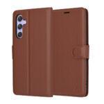 Étui portefeuille Techsuit Leather Folio pour Samsung Galaxy A54 - Brown