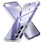 Coque Techsuit Shockproof Clear Silicone MagSafe pour Samsung Galaxy S24 Plus - Clear